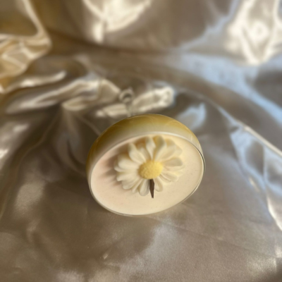 Lumânare parfumată handmade - Martini cocktail galben - Parfum de Vanilie