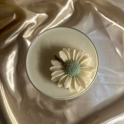 Lumânare parfumată handmade - Martini cocktail verde - Parfum de Mentă