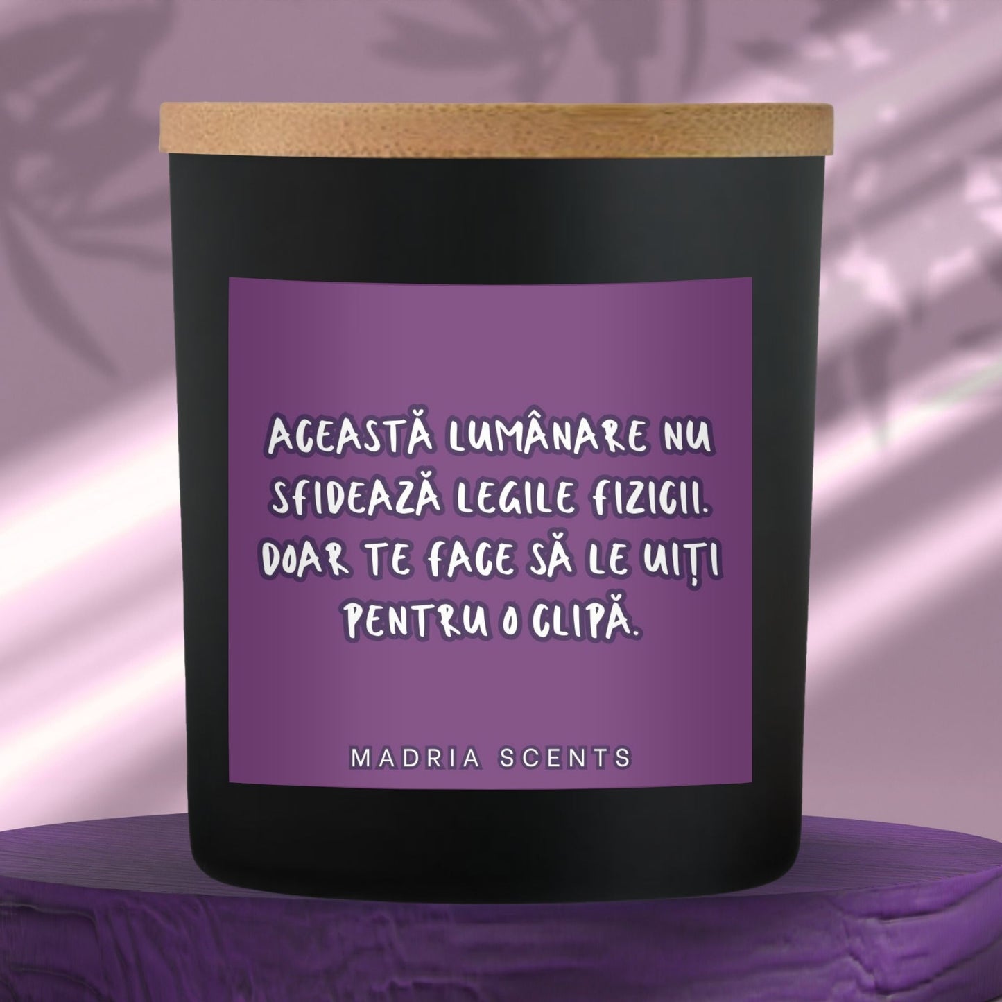 Lumânare parfumată elegantă, simbol de apreciere pentru învățătoare