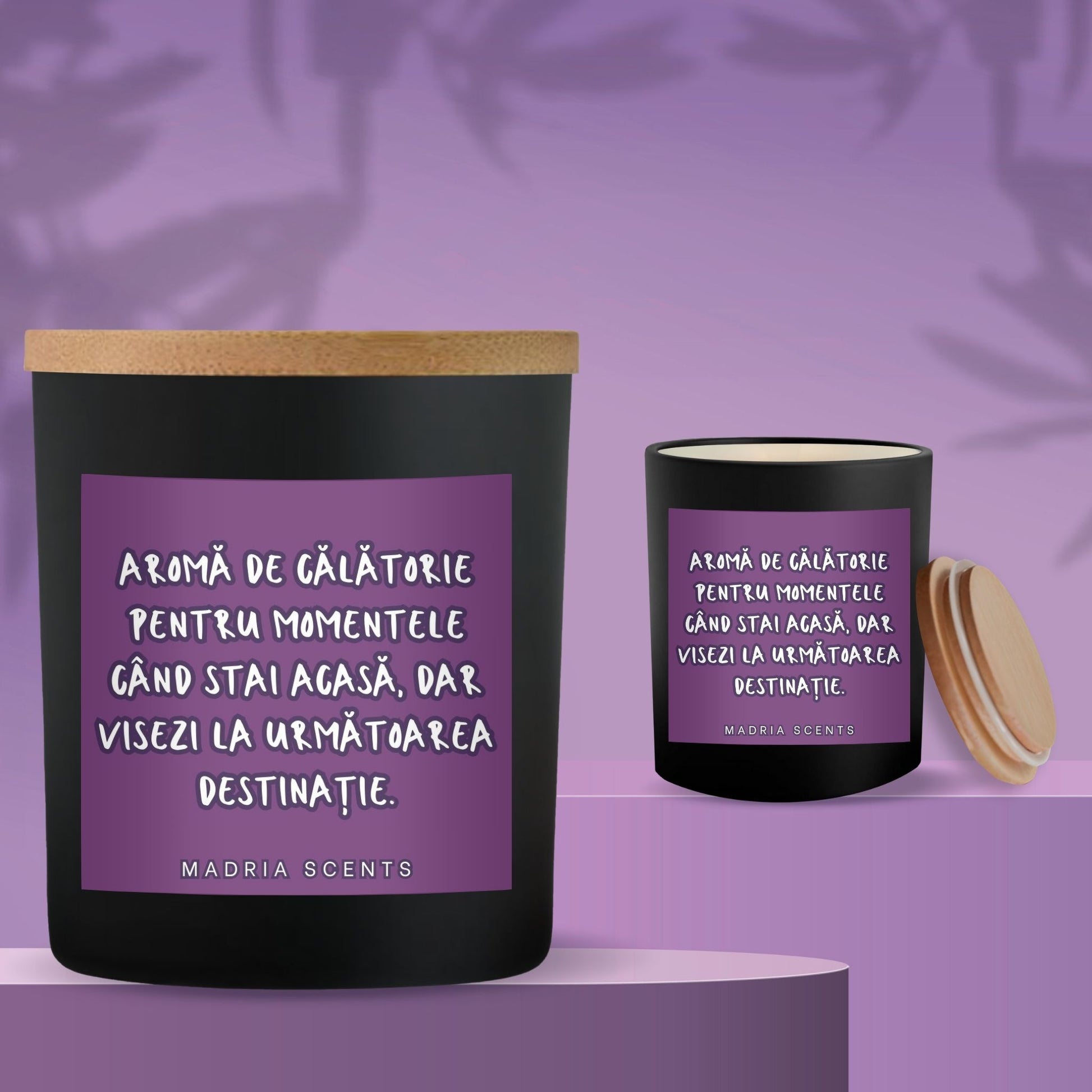 Lumânare parfumată handmade, inspirată din spiritul de călătorie și aventură.