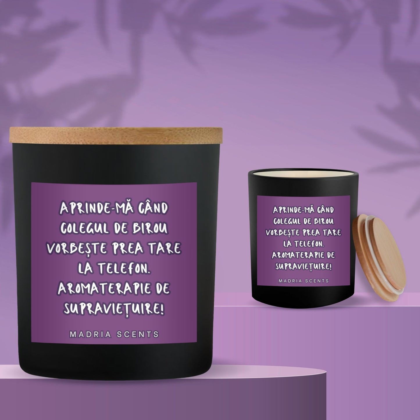 Cadou simplu, dar special pentru colegi – lumânare parfumată handmade.